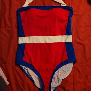 Boden Santori Halterneck Swimsuit